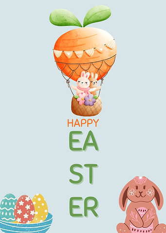 Easter Bunny Hot Air Balloon