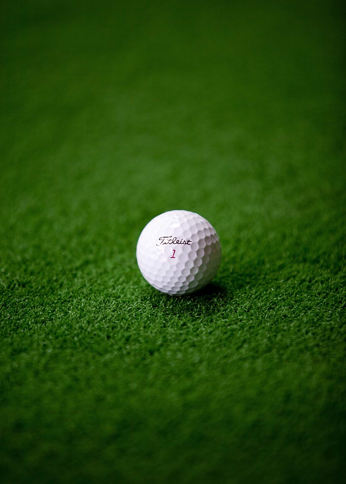 Golf Ball on Green