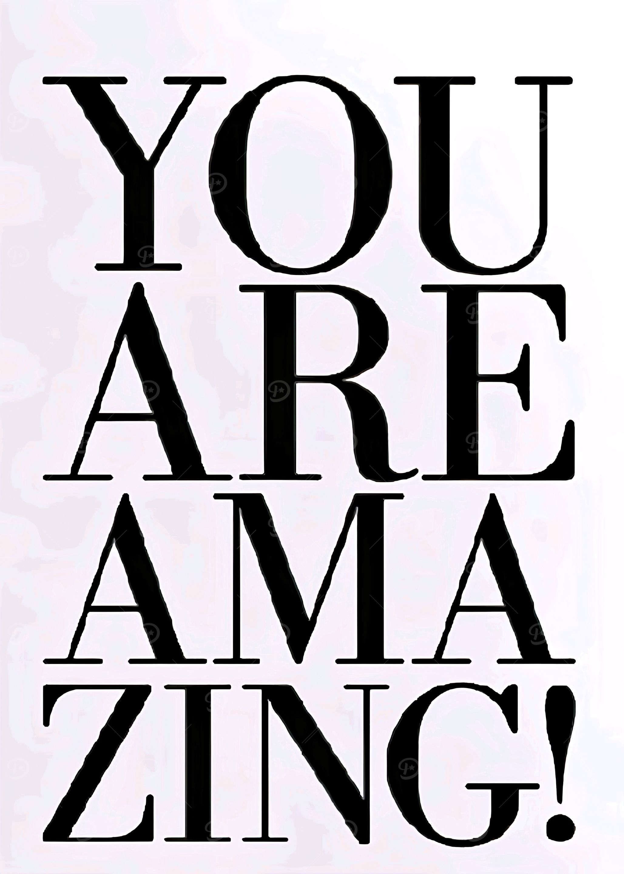 You Are Amazing Wall Art