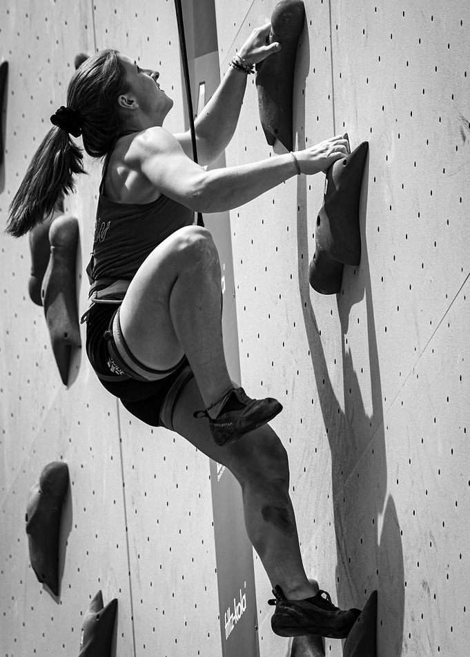 Rock Climbing Woman