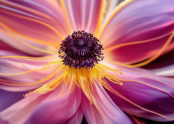 Close-up Purple Flower