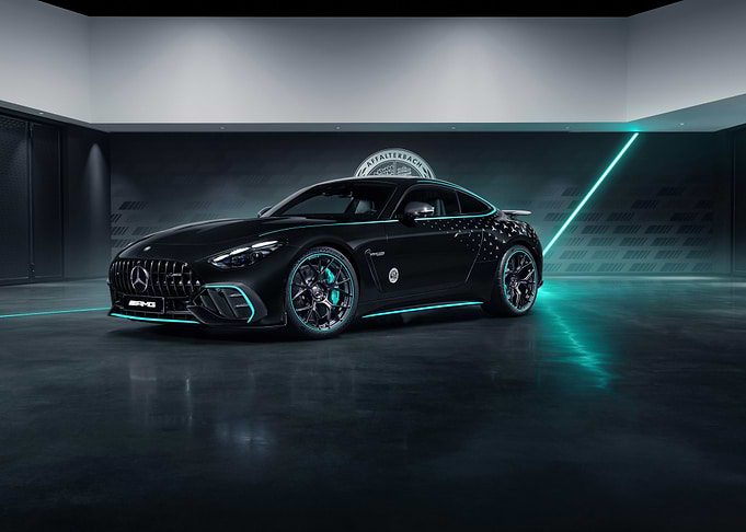Black Mercedes-AMG GT