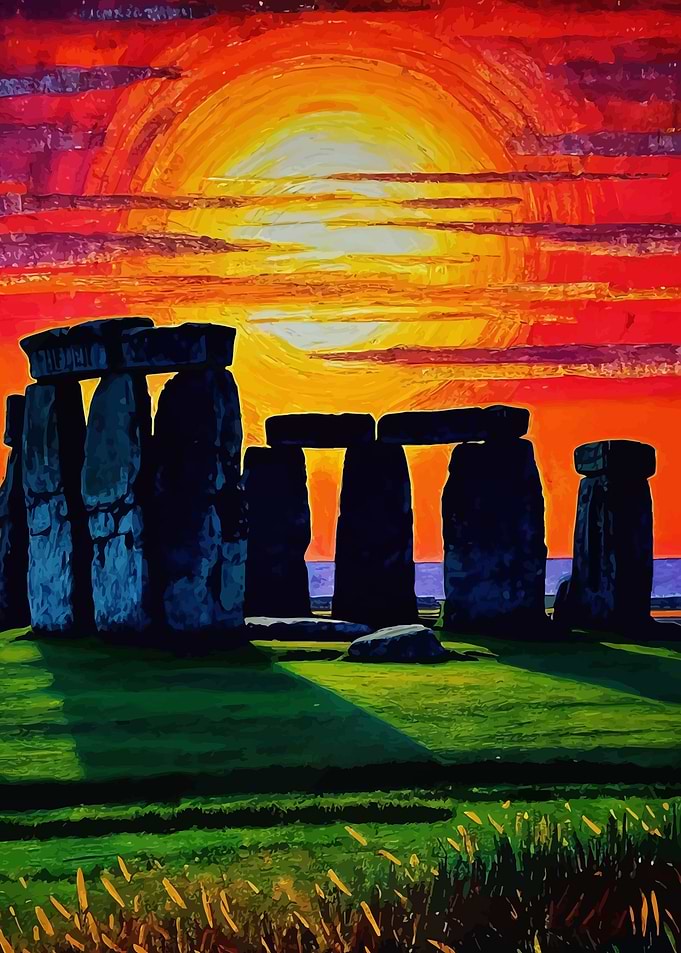 Stonehenge Sunset