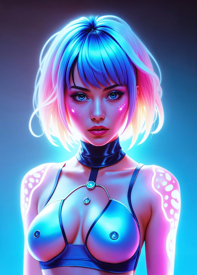 Cyberpunk Anime Girl