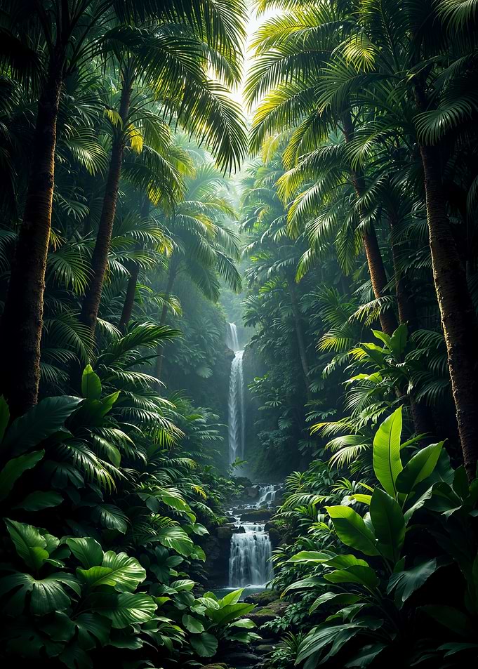 Lost Paradise: Hidden Jungle Waterfall