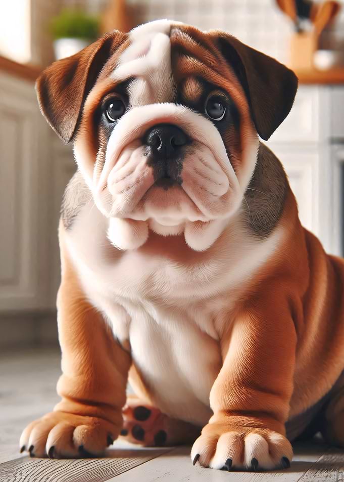 Adorable English Bulldog Puppy
