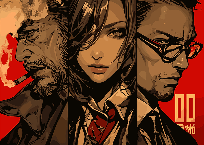 Anime Characters Poster