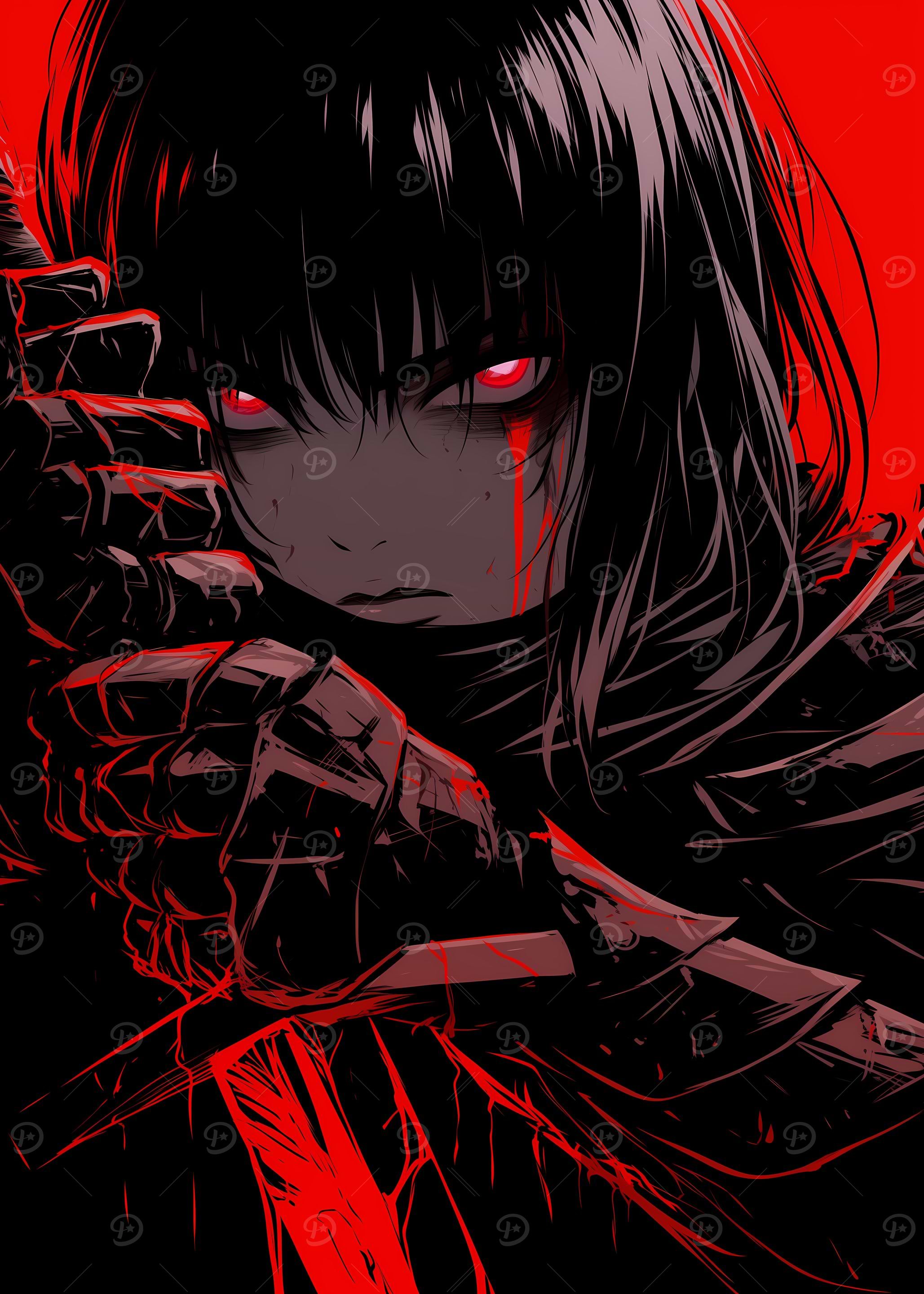 Anime Girl with Sword