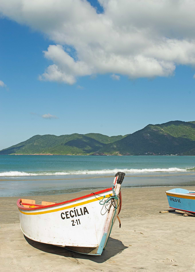 Boat on Sandy Beach