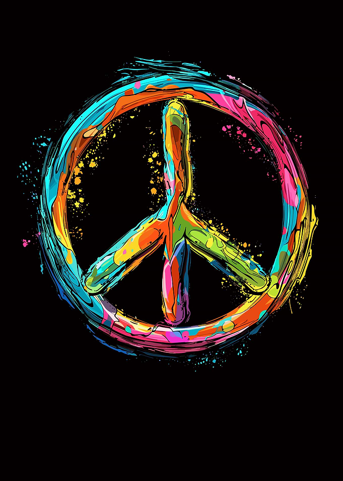 Rainbow Peace Symbol