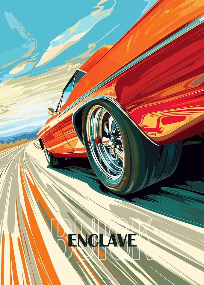 Buick Enclave Car Poster