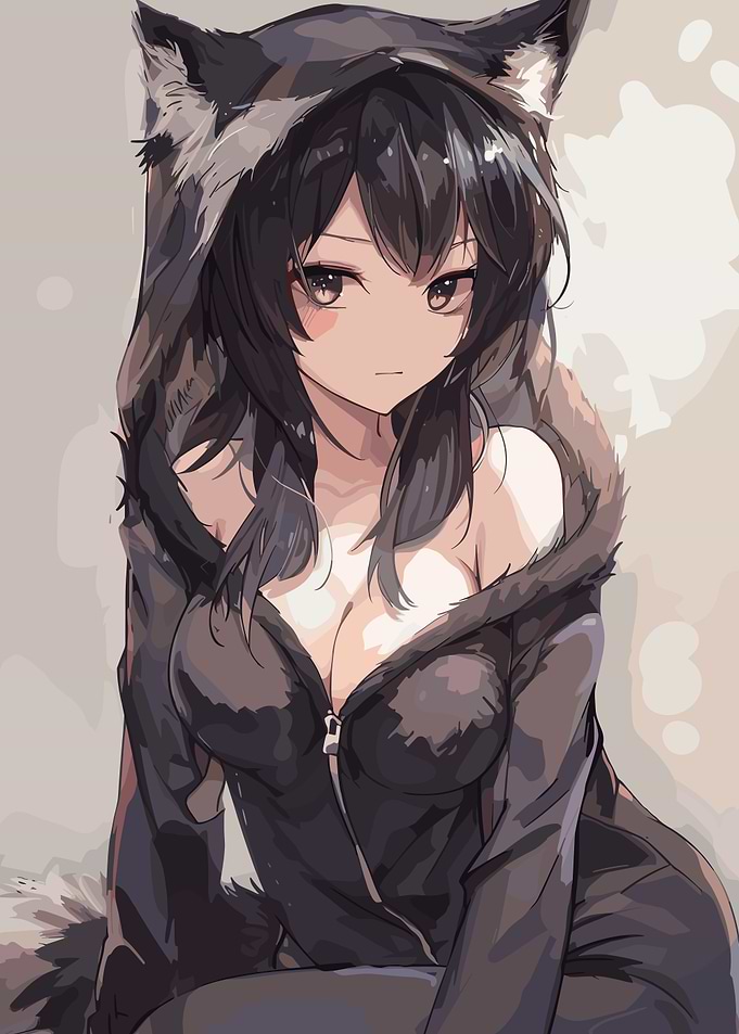 Anime Husky Girl