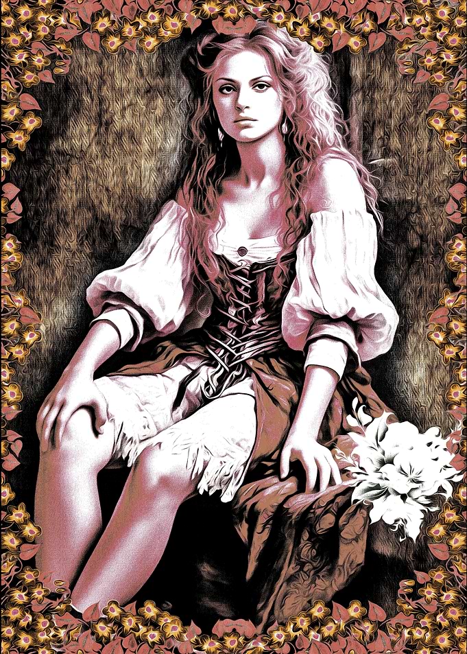 Vintage Woman Portrait