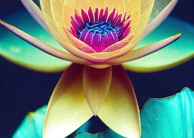 Water Lily Close-Up