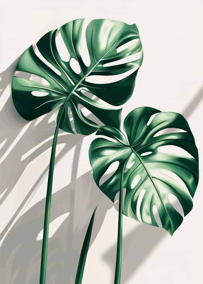 Monstera Deliciosa Leaves