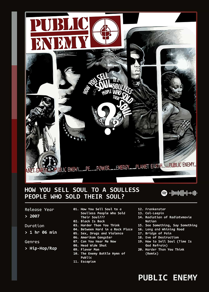 How You Sell Soul to a Soulless People Who Sold Their Soul? (2007) Album by Public Enemy