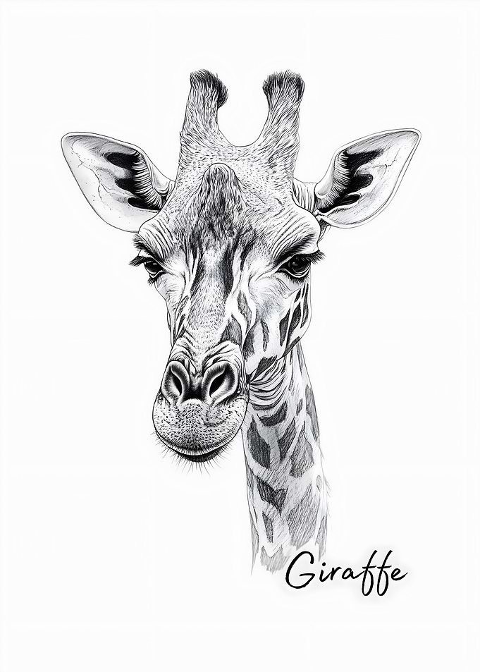 Giraffe Portrait
