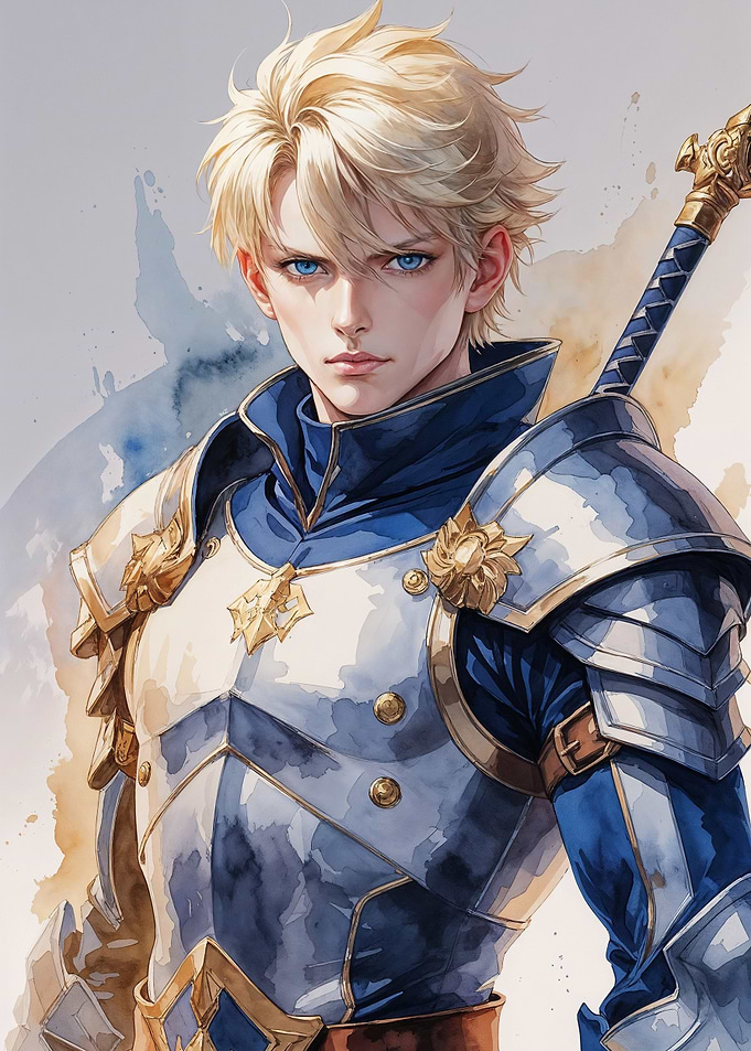 Young Knight Portrait