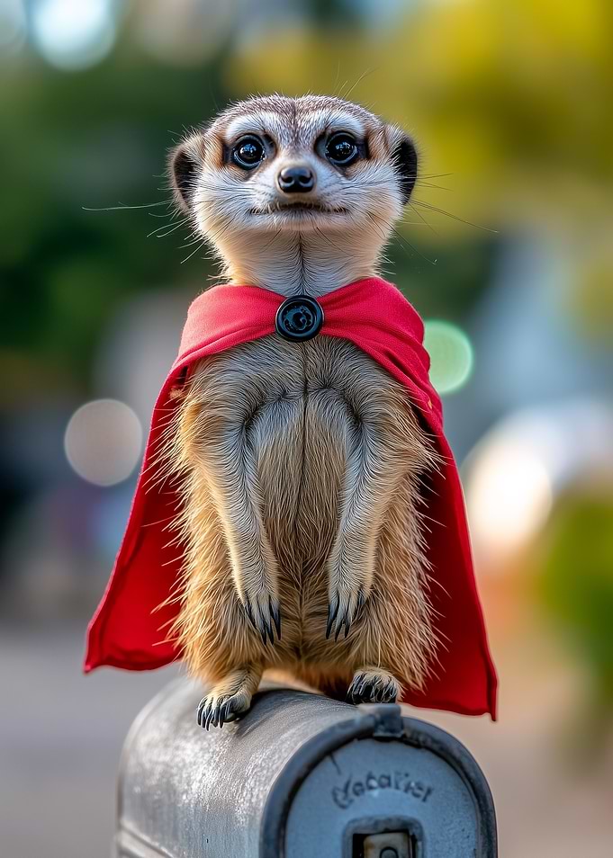 Superhero Meerkat