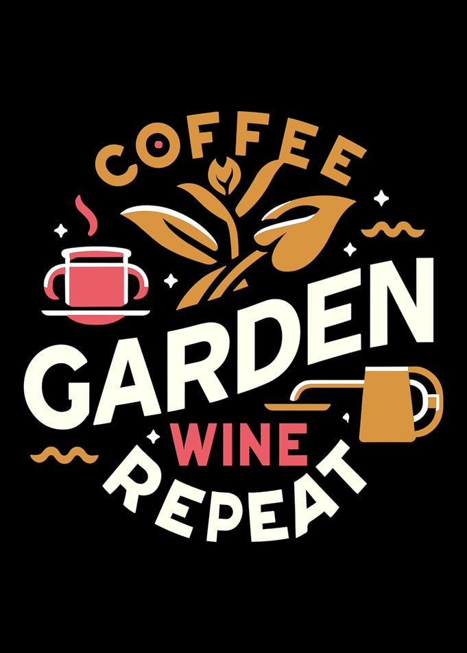 Coffee Garden Wine Repeat