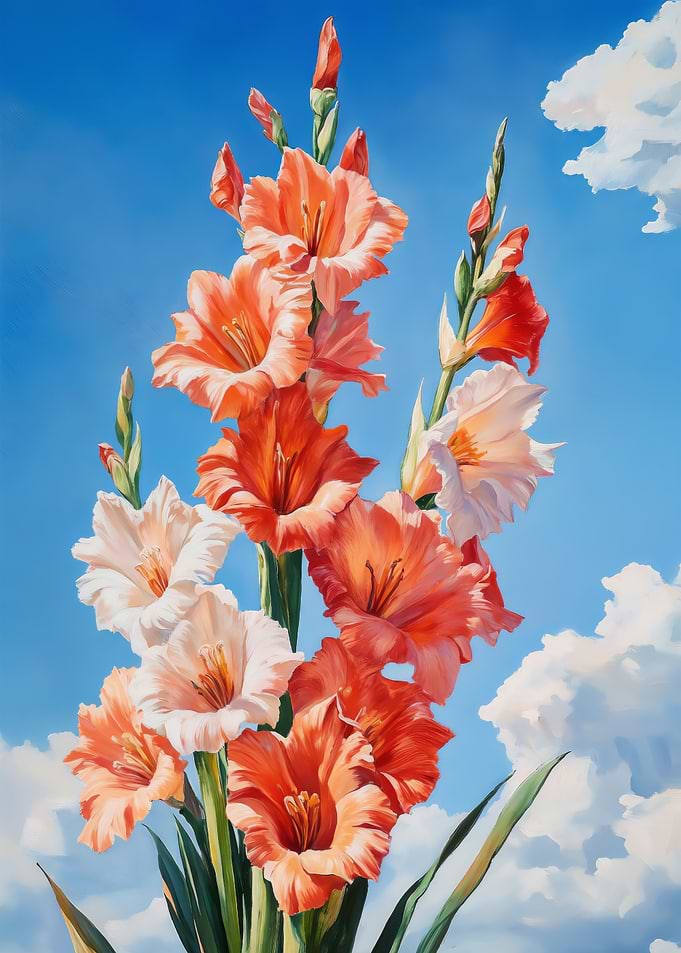 Bloom in Gladiolus