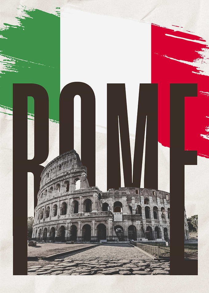 Rome Colosseum Poster