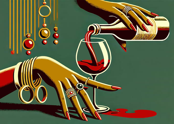 Red Wine Pour