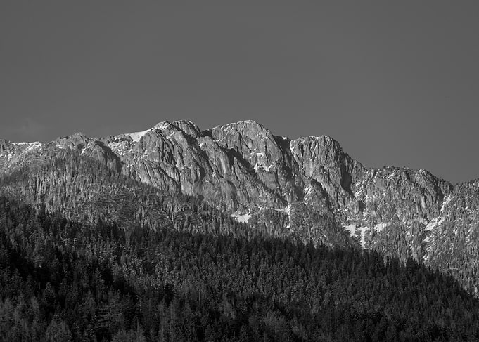 Snowy Mountain Range