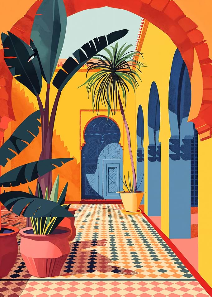 Moroccan Courtyard
