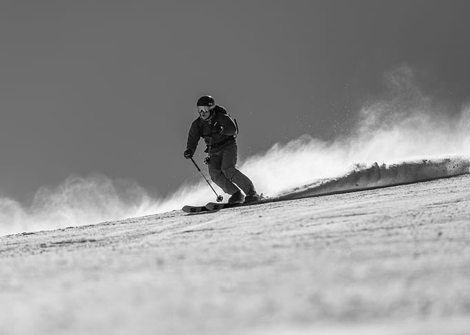 Skier in Motion