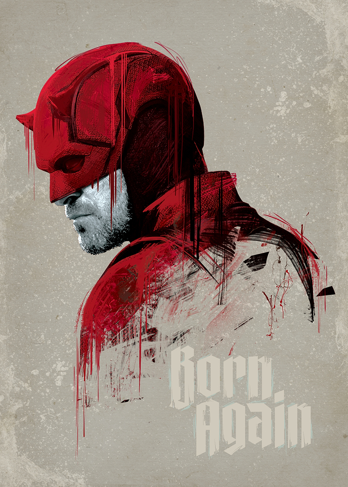 Sketch Daredevil Profile