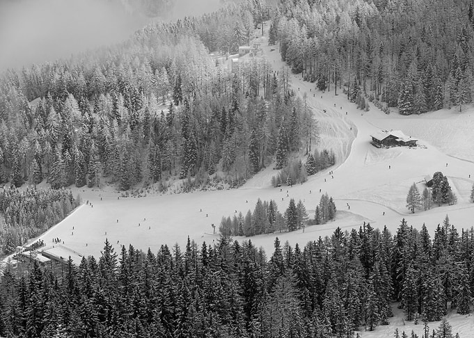 Snowy Mountain Landscape