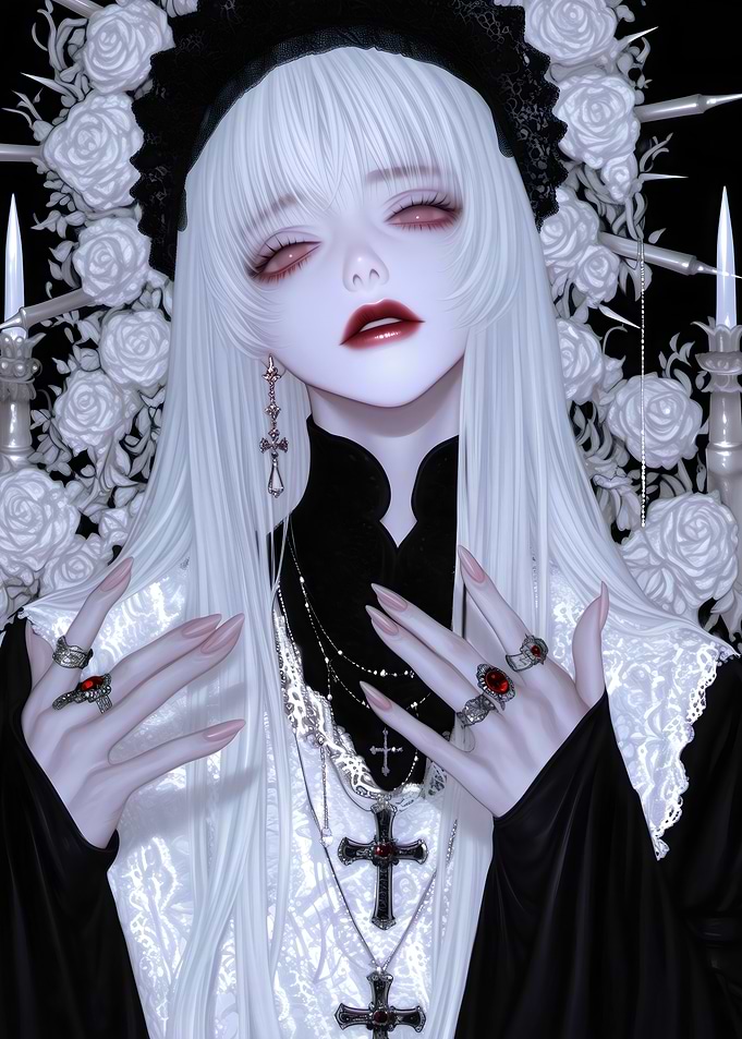 Crimson Reverie: The Gothic Maiden