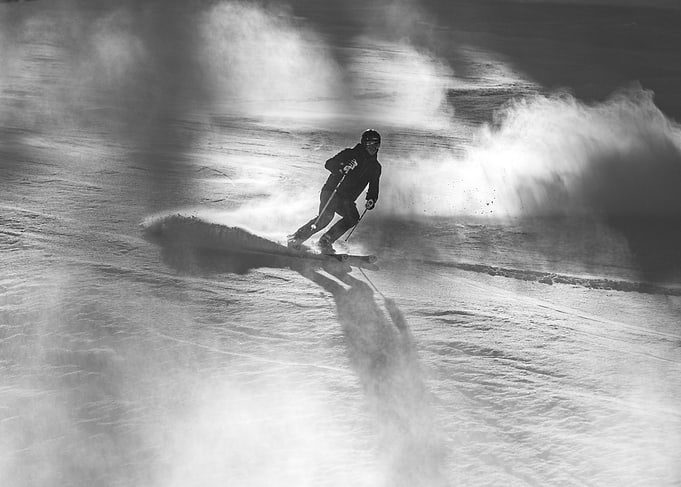 Skier in Powder