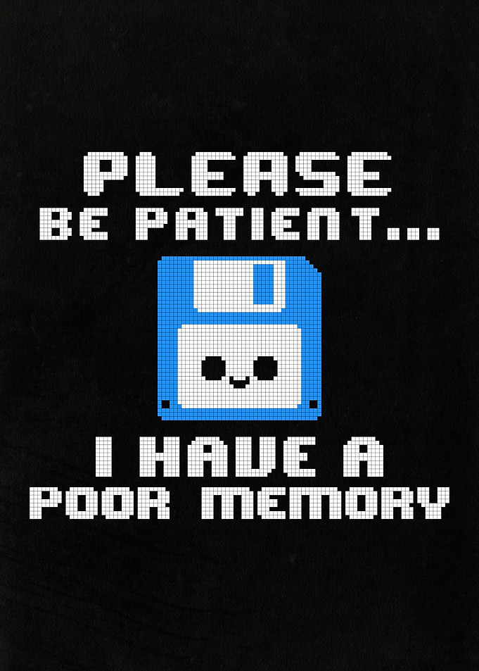 Floppy Disk poor Memory