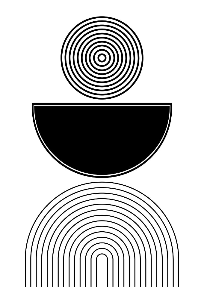 Abstract Geometric Art