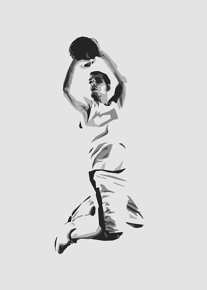 Basketball Player Silhouette