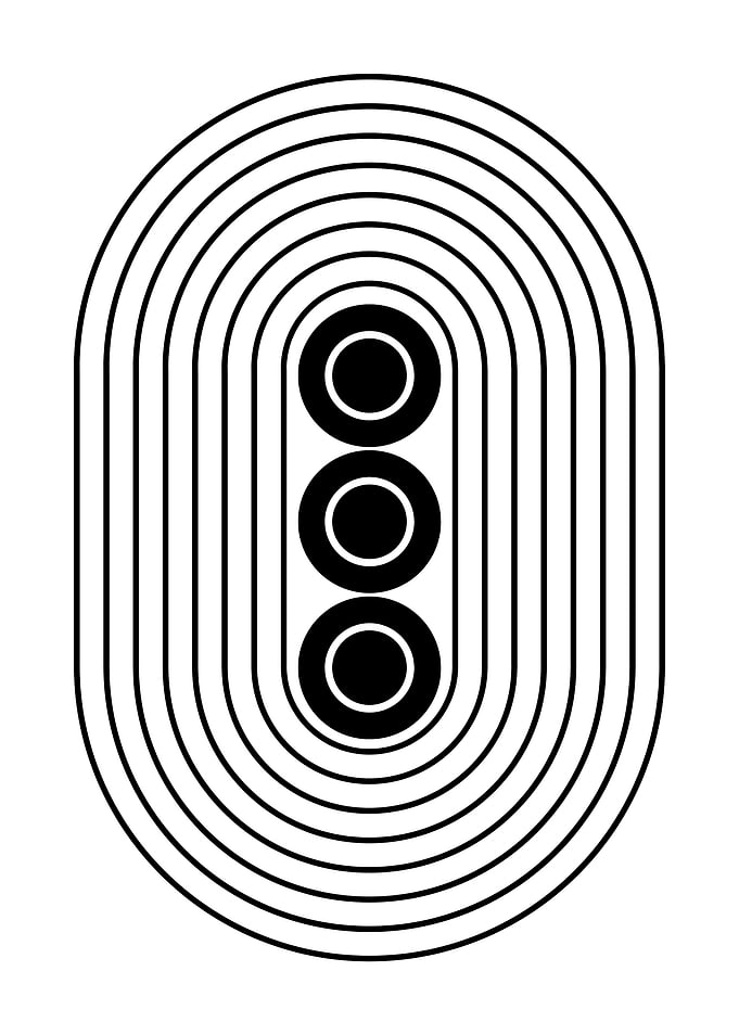 Abstract Black and White Art