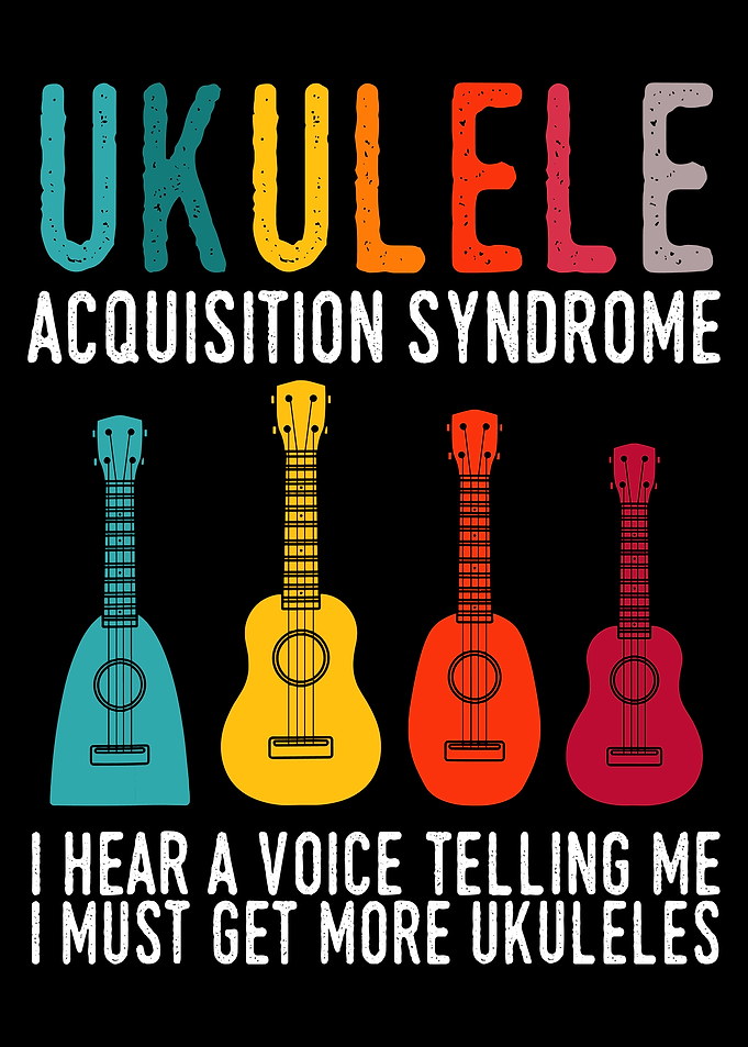 Retro Ukulele Acquisition Syndrome Vintage UAS For Guitarist