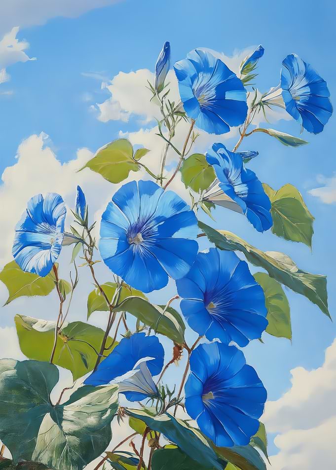 Bloom in Blue Morning Glory