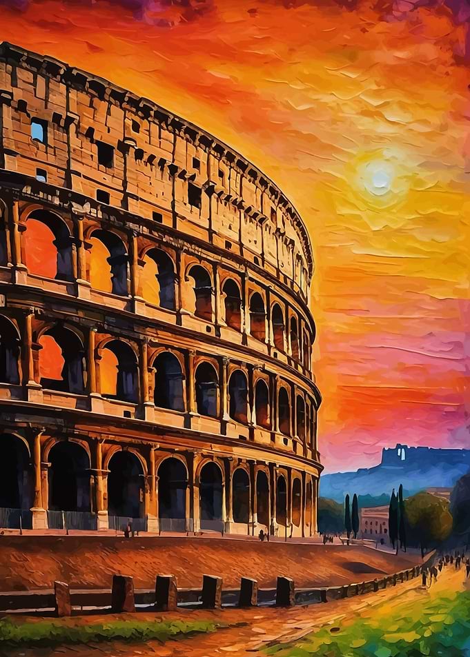 Colosseum Sunset