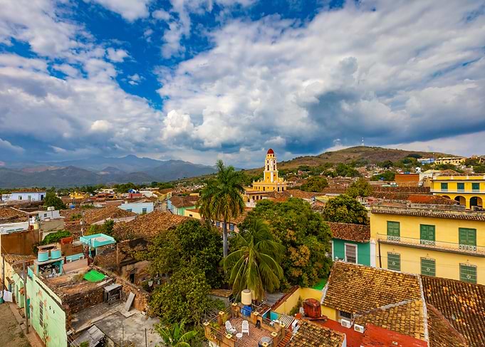 Cuban Town Aerial View, Trinidad