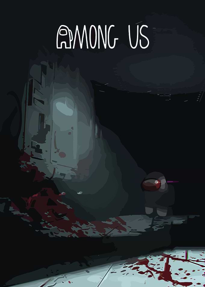 Among Us Blood Spatter