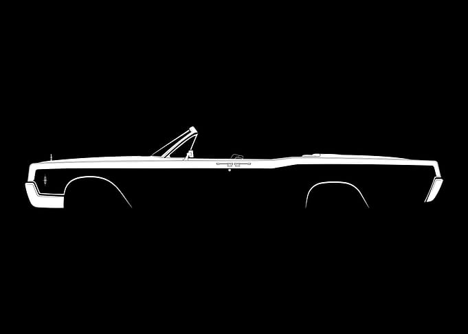 Continental Convertible (1966) Silhouette