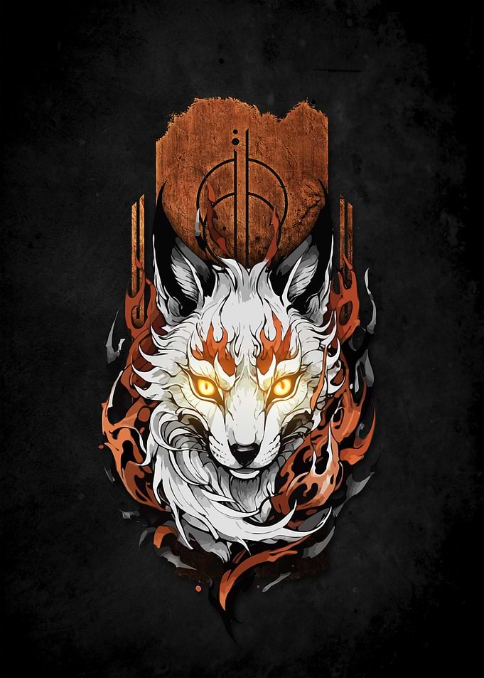 Kitsune Fire Spirit