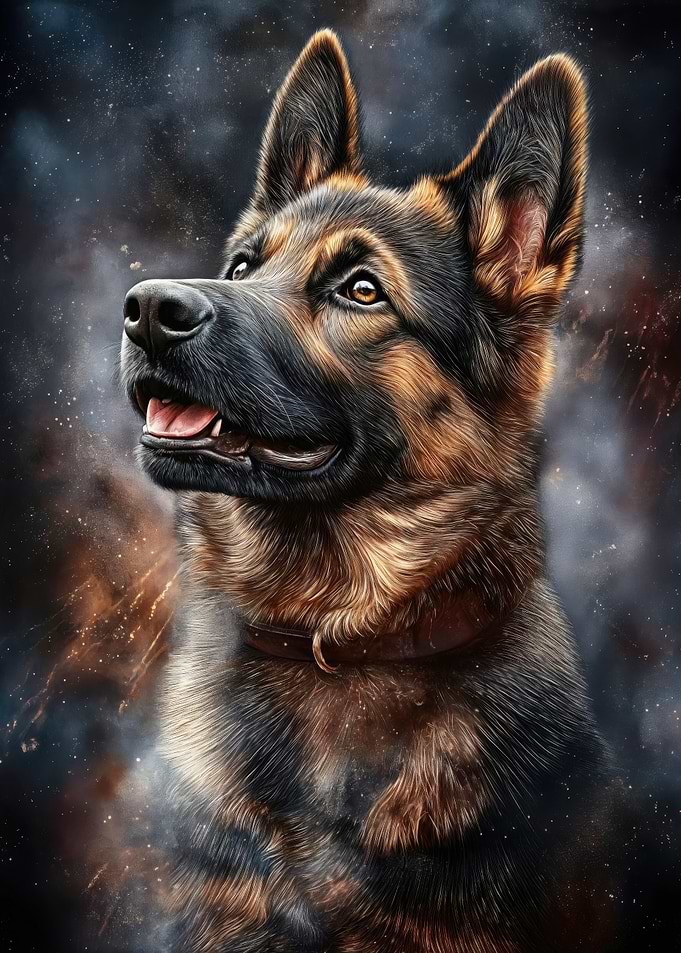 German Shepherd Portrait