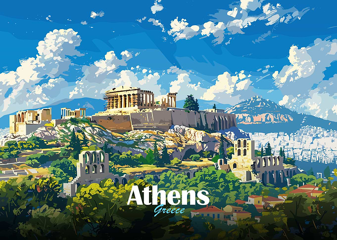 Athens, Greece Landscape