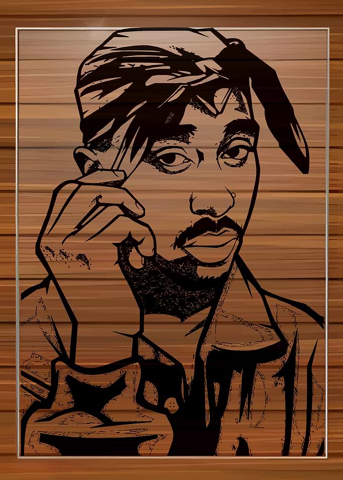 Tupac Shakur Portrait