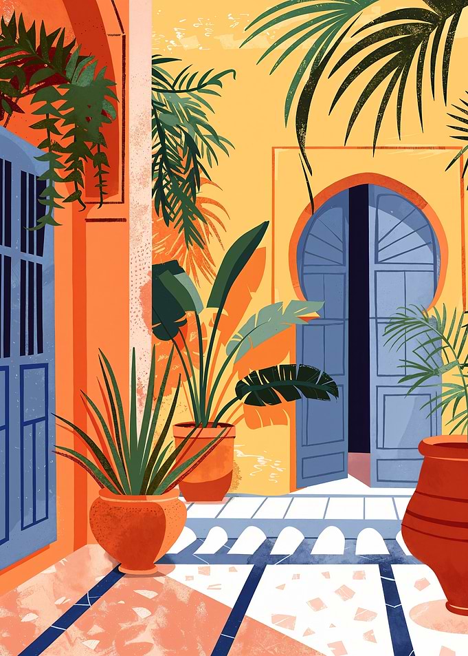 Mediterranean Courtyard