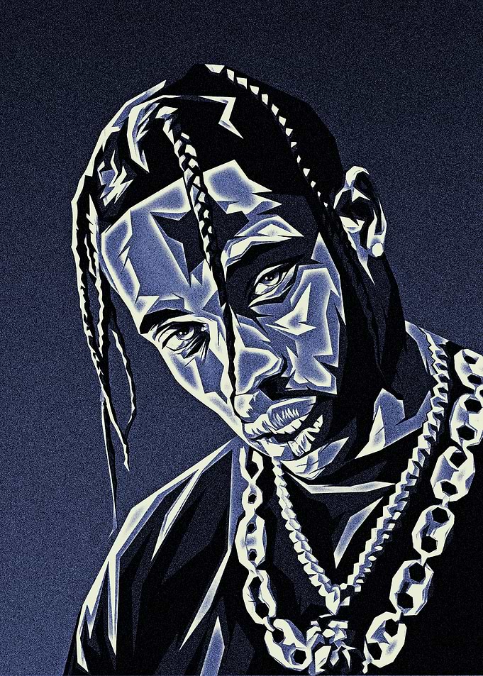 Travis Scott Portrait